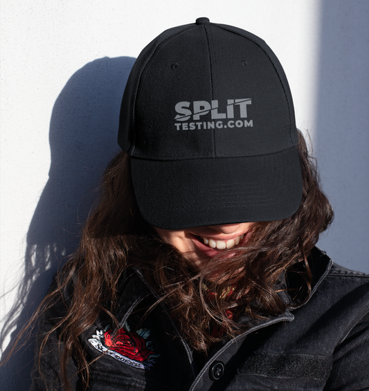 Black Splittesting Hat